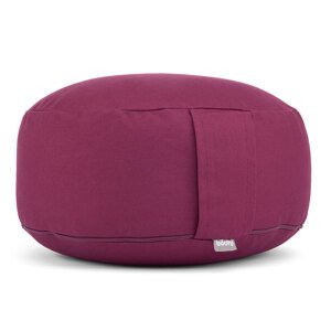 Bodhi Yoga Bodhi jastuk za meditaciju RONDO ECO 32 x 20 cm punjenje pirom Boja: boja patlidžana