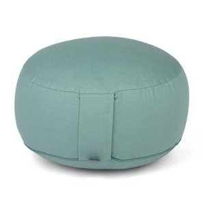 Bodhi Yoga Bodhi jastuk za meditaciju RONDO ECO 32 x 20 cm punjenje pirom Boja: Plava/Tirkizna