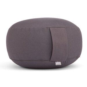 Bodhi Yoga Bodhi jastuk za meditaciju RONDO ECO 32 x 20 cm punjenje pirom Boja: siva