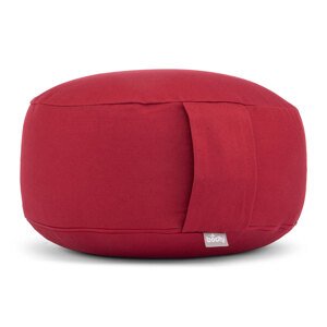 Bodhi Yoga Bodhi jastuk za meditaciju RONDO ECO 32 x 21,5 cm Boja: boja vina