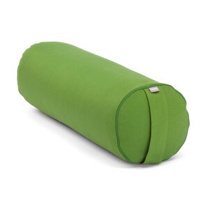 Bodhi Yoga Bolster valjak za jogu ECO kapok 100% organski pamuk 65 x 22 cm Boja: zelena