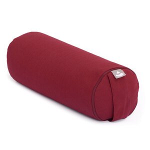 Bodhi Yoga MINI Bolster - Neckroll ECO 100% organski pamuk 38 x 14 cm Boja: crvena