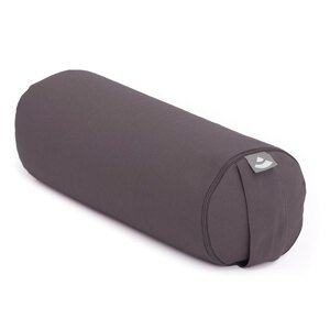 Bodhi Yoga MINI Bolster - Neckroll ECO 100% organski pamuk 38 x 14 cm Boja: siva