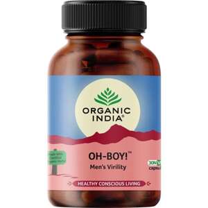 Organic India Oh-Boy! Kapsule za podršku muškoj potenciji i vitalnosti, povećanje libida 30 kom