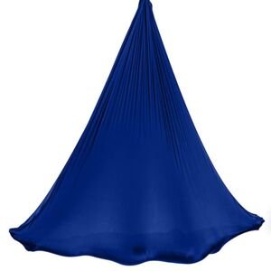 Aerialsilks Aerial Yoga AIR Set mreža i karabiner za Fly i Aerial jogu - 5 m Boja: plava