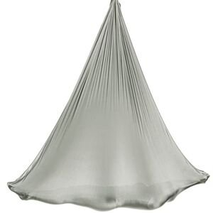 Aerialsilks Aerial Yoga AIR mreža i karabiner set za Fly i Aerial jogu - 6 m Boja: siva