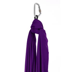 Aerialsilks Aerial Yoga JUST Perfect Set mreža i karabiner set za Fly i Aerial pogodan za djecu - 6 m Boja: tamno ljubičasta