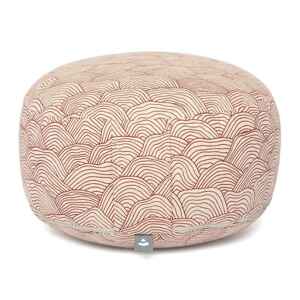 Bodhi Yoga Bodhi BIG RONDO jastuk za meditaciju Classic LAHARI 31 x 21,5 cm punjenje od pira Boja: crvena