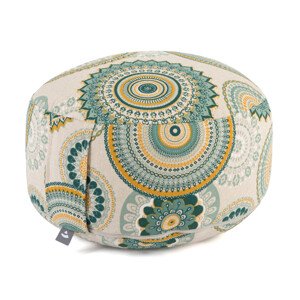 Bodhi Yoga Jastuk za Bodhi meditaciju RONDO CLASSIC MANDALA, pir, 31 x 21,5 cm Boja: yellow-green