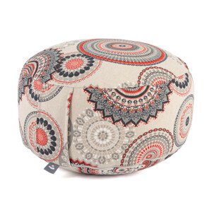Bodhi Yoga Jastuk za Bodhi meditaciju RONDO CLASSIC MANDALA, pir, 31 x 21,5 cm Boja: Red