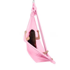 Aerialsilks Aerial Yoga JUST Perfect Set mreža i karabiner set za Fly fit i Aerial pogodan za djecu - 7 m Boja: ružičasta