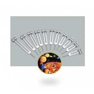 Phoenix Import Phoenix set od 11 aluminijskih terapeutskih vilica za ugađanje Vrsta: Tuning Fork Set Cosmic Octave weighted