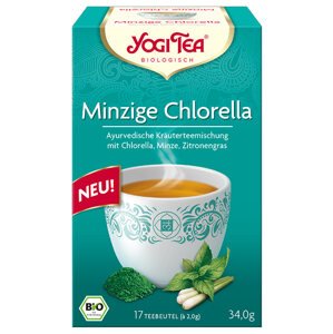 Yogi Tea Minty Chlorella – Ajurvedski biljni čaj BIO 17 × 1,95 g