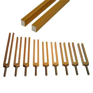 Phoenix Import Phoenix set aluminijskih terapeutskih tunera Sacred Solfeggio 9 kom. Boja: Gold