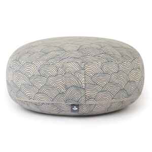 Bodhi Yoga Bodhi BIG RONDO jastuk za meditaciju Classic LAHARI 38,5 x 18,5 cm punjenje od pira Boja: plava