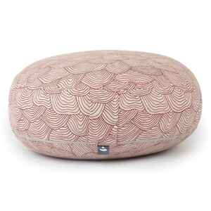 Bodhi Yoga Bodhi BIG RONDO jastuk za meditaciju Classic LAHARI 38,5 x 18,5 cm punjenje od pira Boja: crvena