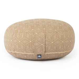 Bodhi Yoga Bodhi BIG RONDO jastuk za meditaciju Classic SATKA 38,5 x 18,5 cm punjenje od pira Boja: zlatna