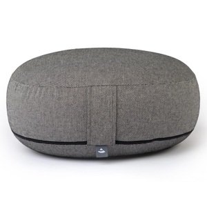 Bodhi Yoga Bodhi BIG RONDO široki jastuk za meditaciju CLASSIC Dobby 38,5 x 18,5 cm spelta ispuna Boja: crna
