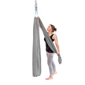 Aerialsilks Aerial Yoga Natura Yoga Hammock set mreža za Fly yogu i Aerial yogu - 7 m Boja: siva