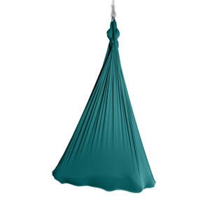 Aerialsilks Aerial Yoga Natura Yoga Hammock set mreža za Fly yogu i Aerial yogu - 7 m Boja: zelena (petrolej)