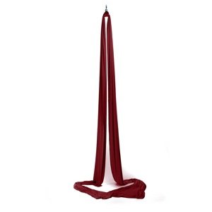 Aerialsilks Aerial Silk MAG set mreže i karabinera za Fly i Aerial jogu 10 m Boja: Claret