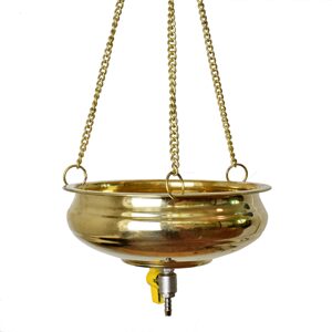 Sat Nam posuda za ulje, Shirodhara 1 - 2,5 l Kapacitet: 2,5 L Mjed