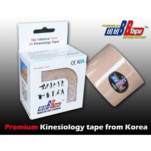 BB Tape kineziološka traka 5 cm Boja: bež