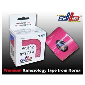 BB Tape kineziološka traka 5 cm Boja: ružičasta