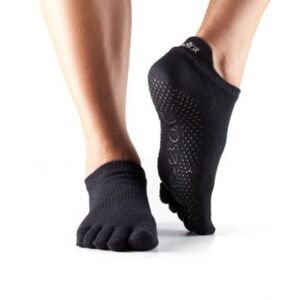 ToeSox Fulltoe niske neklizajuće čarape (crne) Veličina: M 39-42,5