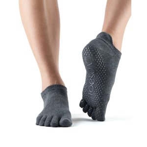 ToeSox Fulltoe Low Rise neklizajuće čarape Charcoal Veličina: L 43-45