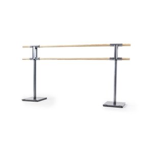 Dinamica Ballet - Dvostruka prijenosna baletna šipka PINA Dužina: 3 m - wheels, Vrsta: 2 supports
