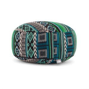 Bodhi Yoga Bodhi jastuk za meditaciju Rondo Ethno 100% pamuk 32,5 x 21,5 cm Boja: zelena, bijela, crna