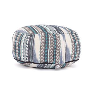 Bodhi Yoga Bodhi jastuk za meditaciju Rondo Ethno 100% pamuk 32,5 x 21,5 cm Boja: crna, bijela, plava