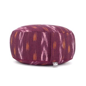 Bodhi Yoga Bodhi jastuk za meditaciju Rondo Ethno 100% pamuk 32,5 x 21,5 cm Boja: boja vina