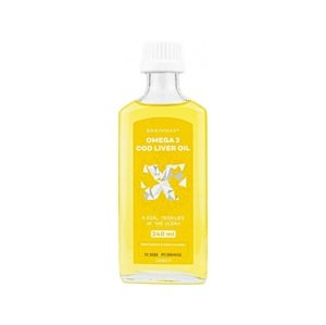 BrainMax Omega 3 ulje ribe bakalar, limun, 240 ml