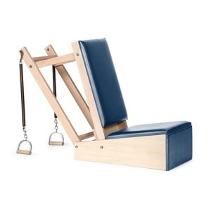 Elina Pilates Baby Chair stolica s drvenom bazom Boja: tamno plava