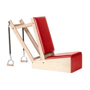 Elina Pilates Baby Chair stolica s drvenom bazom Boja: crvena