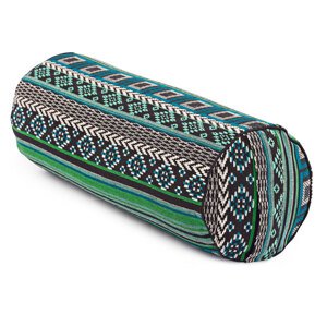 Bodhi Yoga Bodhi valjak za jogu ETHNO 100% pamuk 65 x 23 cm Boja: Jacquard zelena-bijela-crna