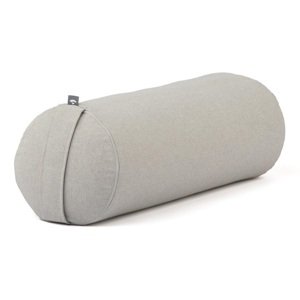 Bodhi Yoga Bolster Classic Dobby 62 x 22 cm punjenje od pira Boja: siva