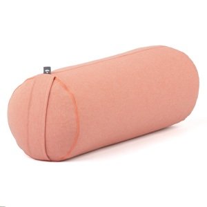 Bodhi Yoga Bolster Classic Dobby 62 x 22 cm punjenje od pira Boja: koraljna boja