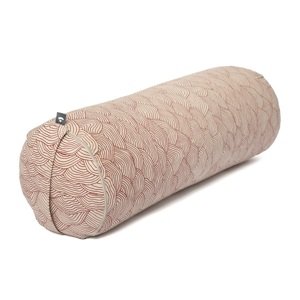 Bodhi Yoga jastučić Classic LAHARI 62 x 22 cm punjenje speltom Boja: crvena