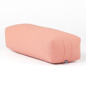 Bodhi Yoga Bodhi SALAMBA jastučić za jogu Classic Dobby 64 x 24,5 cm punjenje od pira Boja: koraljna boja