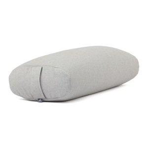 Bodhi Yoga OVALNI cilindar za jogu 72,5 x 30 x 17 cm punjen pirom Boja: siva