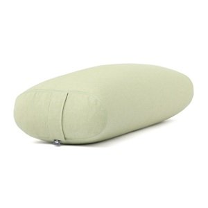 Bodhi Yoga OVALNI cilindar za jogu 72,5 x 30 x 17 cm punjen pirom Boja: svijetlo zelena