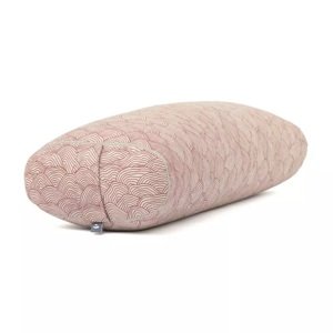 Bodhi Yoga OVALNI cilindar za jogu 72,5 x 30 x 17 cm punjen pirom Boja: Crvena (valovi)