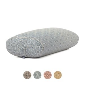 Bodhi Yoga OVALNI cilindar za jogu 72,5 x 30 x 17 cm punjen pirom Boja: plava