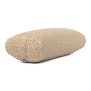 Bodhi Yoga OVALNI cilindar za jogu 72,5 x 30 x 17 cm punjen pirom Boja: zlatna