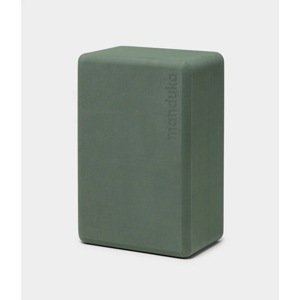 Manduka blok za jogu od reciklirane pjene 23x15x10 cm Boja: tamno-zelena