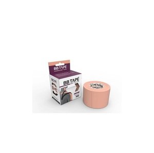 BB Tape H20 kineziološka ekstra vodootporna traka 5 cm Boja: bež