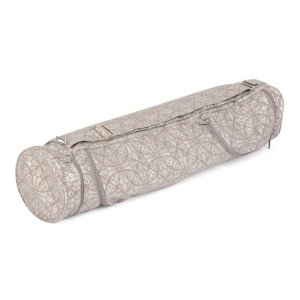 Bodhi Yoga Bodhi Maharaja ASANA BAG pamučna torba za prostirku za jogu Boja: Taupe/Silver, Dužina: 60 cm